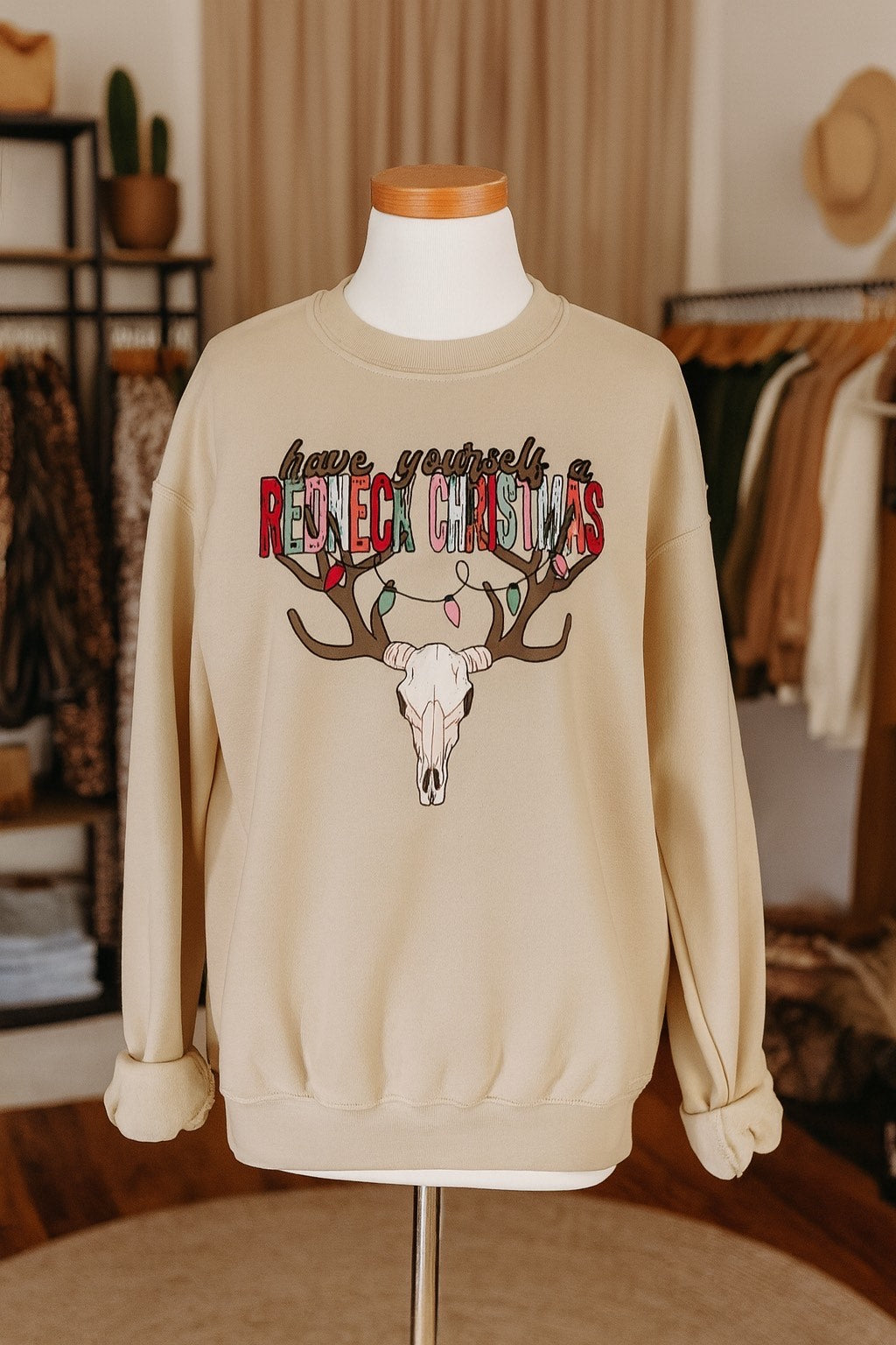 "Redneck Christmas" Graphic Top