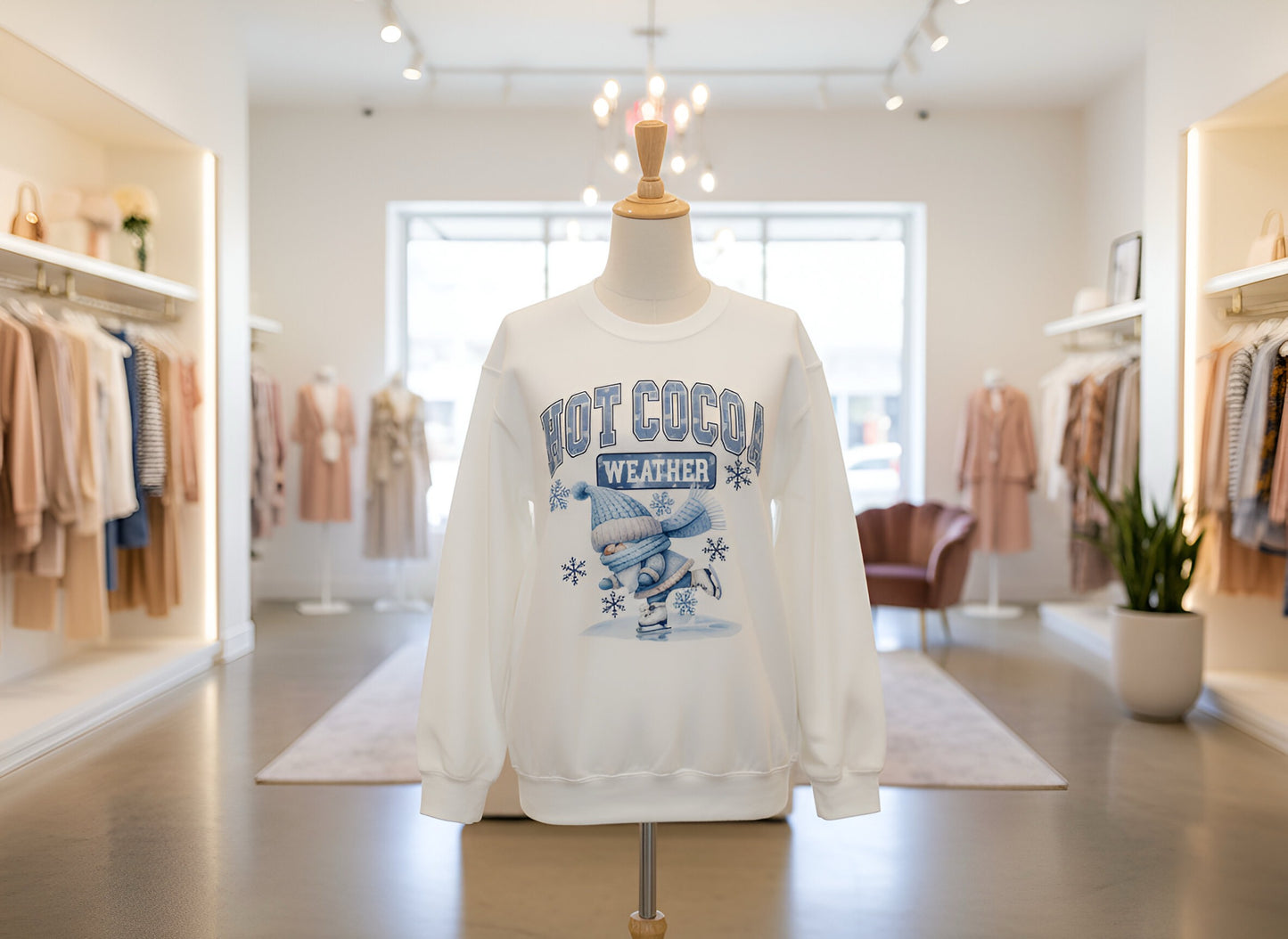 "Hot Cocoa" Graphic top-FINAL SALE