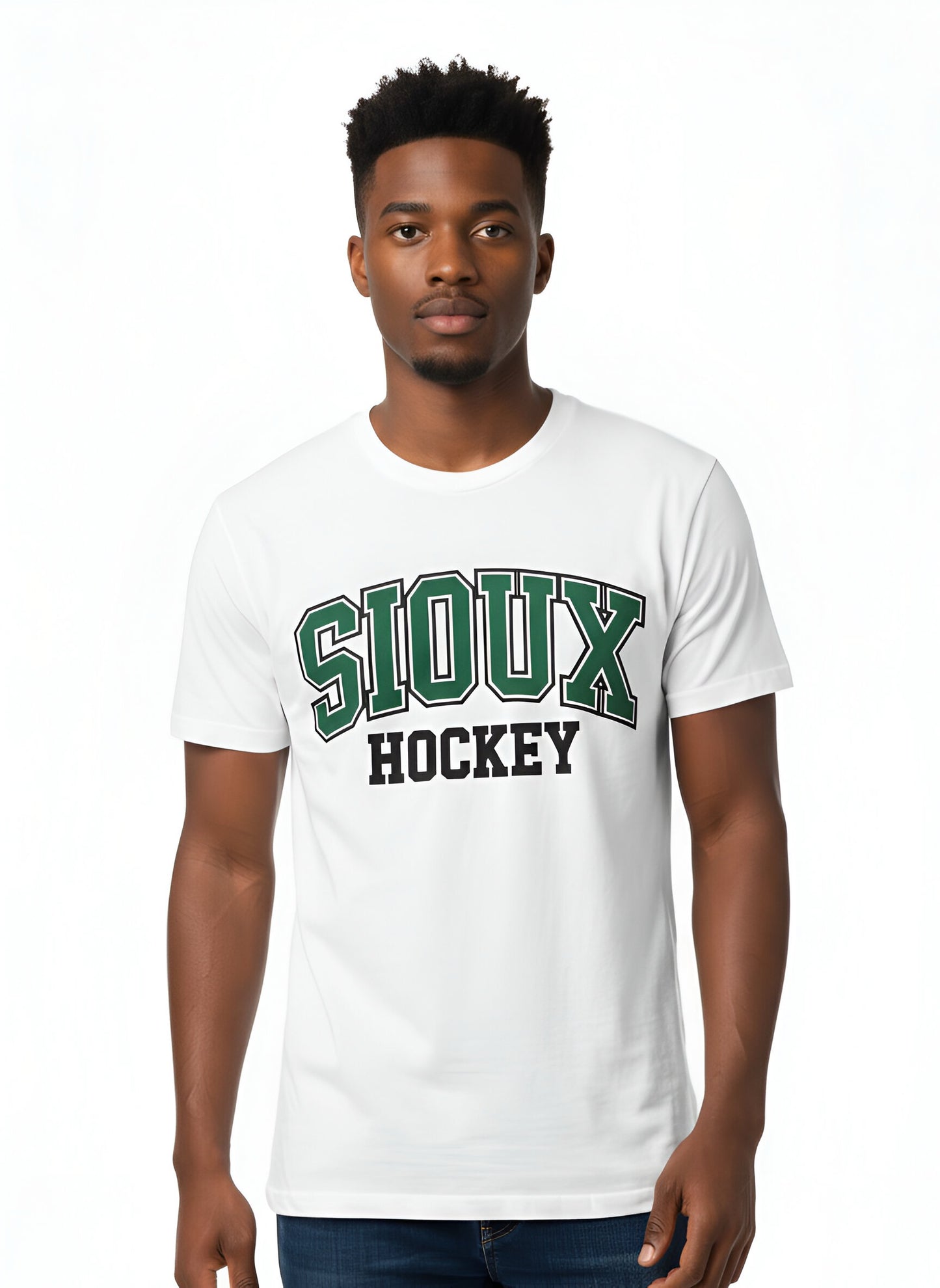 "SIOUX Hockey" Short Sleeved T-Shirt