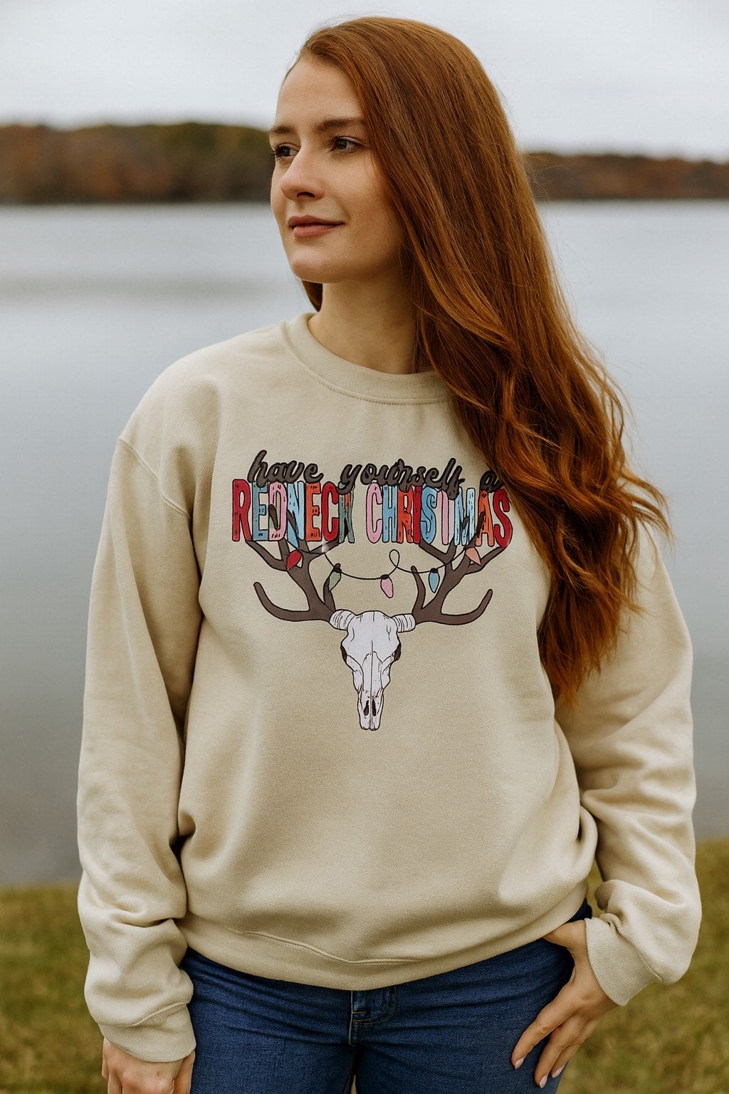 "Redneck Christmas" Graphic Top