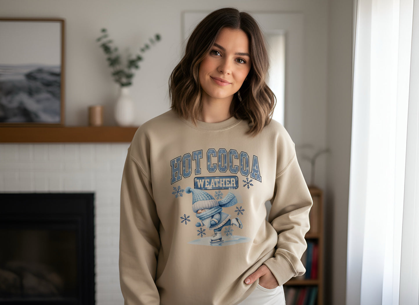 "Hot Cocoa" Graphic top-FINAL SALE