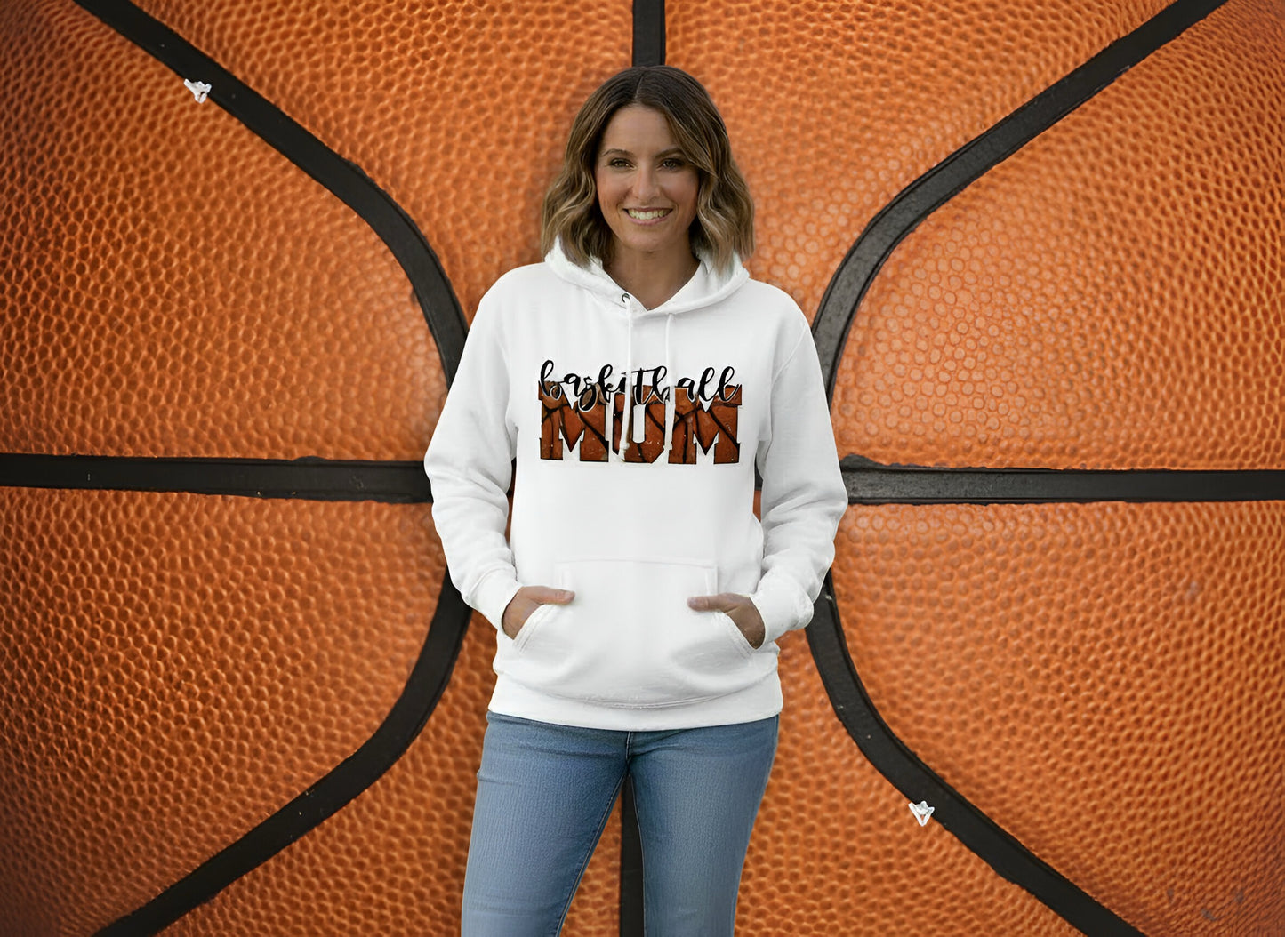 "Basketball Mom" Graphic Top