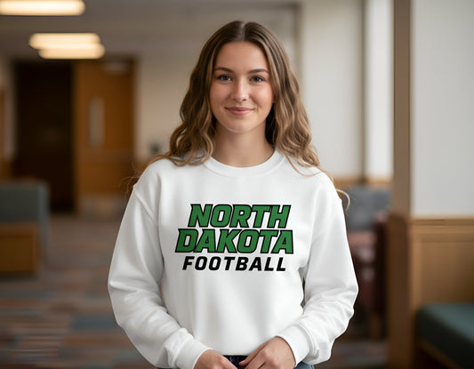 "North Dakota Football" Graphic Top