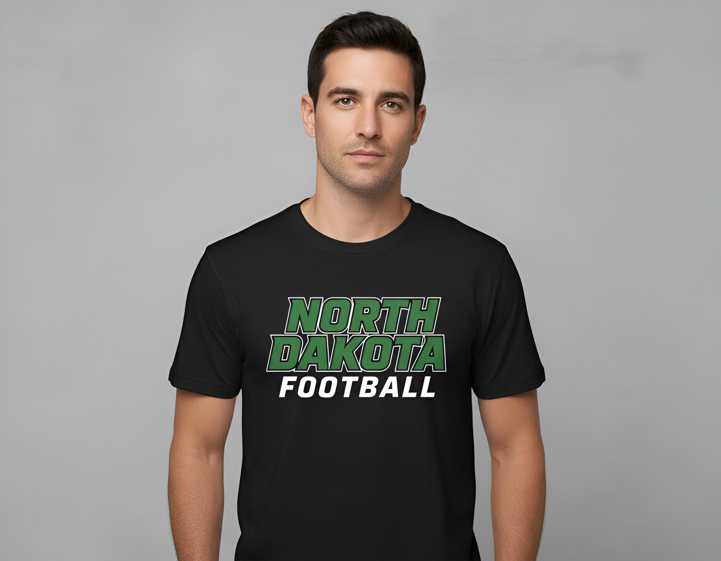 "North Dakota Football" Graphic Top