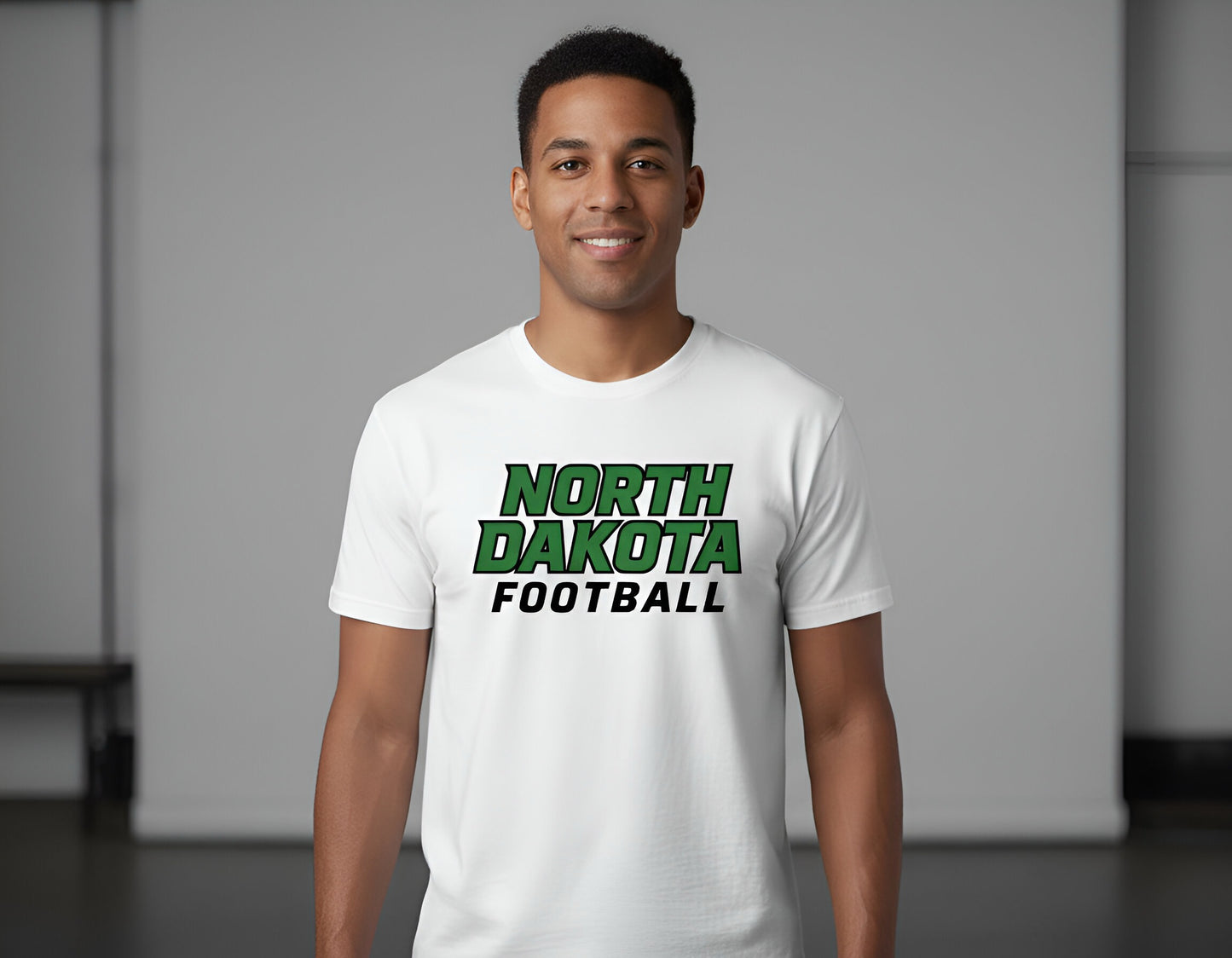 "North Dakota Football" Graphic Top