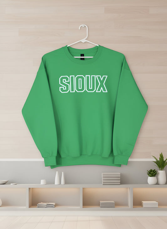 "SIOUX" PUFF-INK Crewneck Sweatshirt